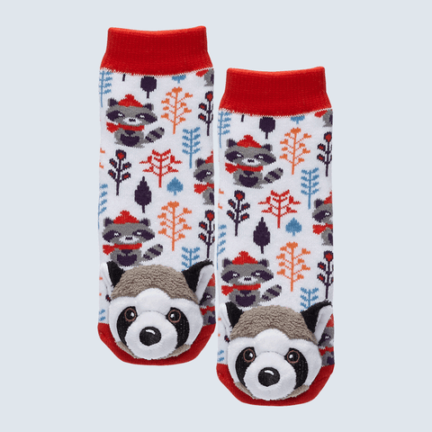 Raccoon Charm Socks