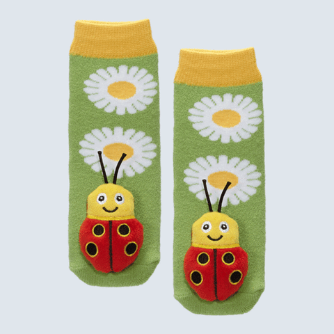 Ladybug Charm Socks
