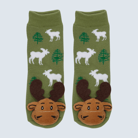 Moose Charm Socks