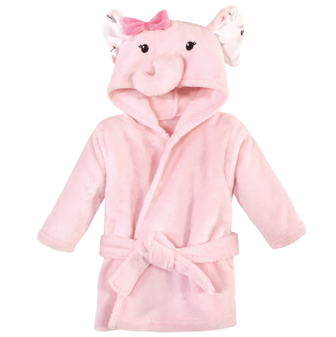 Elephant Bathrobe - Pink Floral