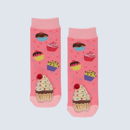 Cupcake Charm Socks